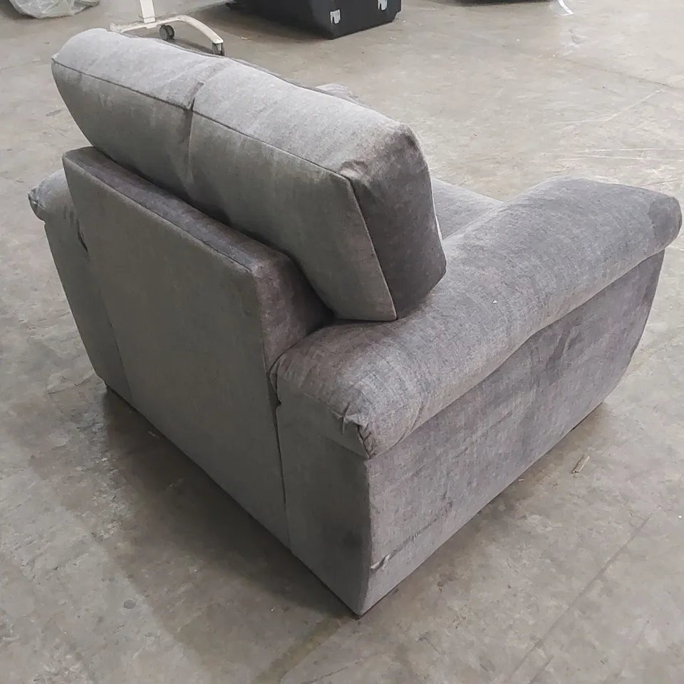 DESIGNER GREY COSY ARMCHAIR 