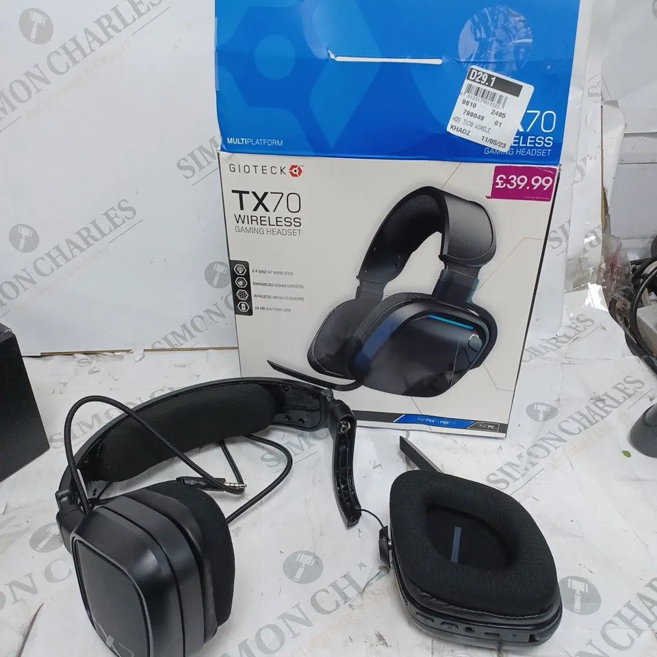 BOXED GIOTECK TX70 WIRELESS GAMING HEADSET