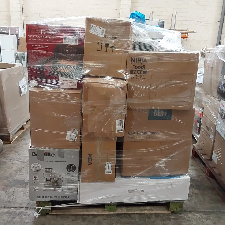 PALLET OF APPROXIMATELY 24 UNPROCESSED RAW RETURN HOUSEHOLD AND ELECTRICAL GOODS TO INCLUDE;