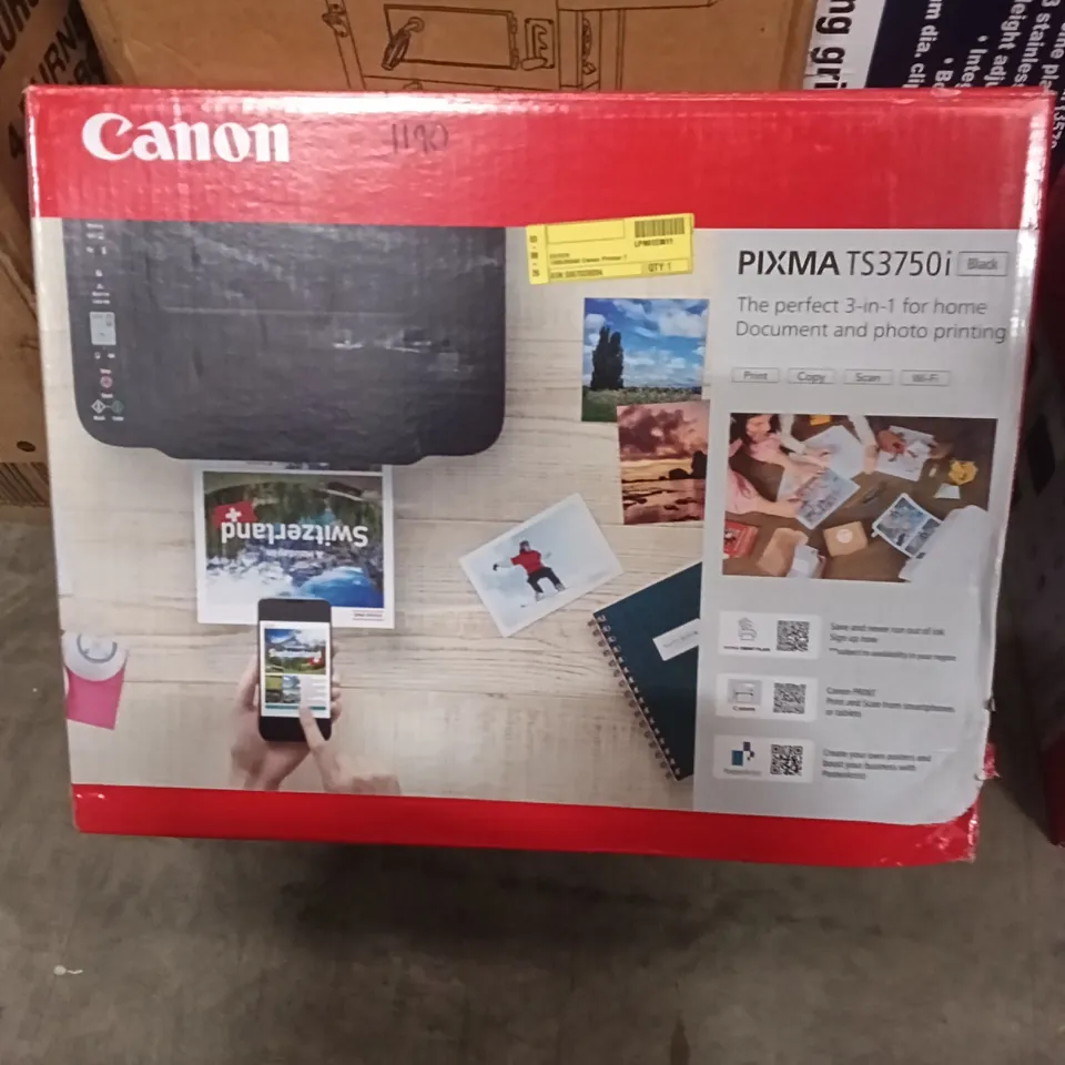 BOXED CANON PIXMA T3750I PRINTER - BLACK 
