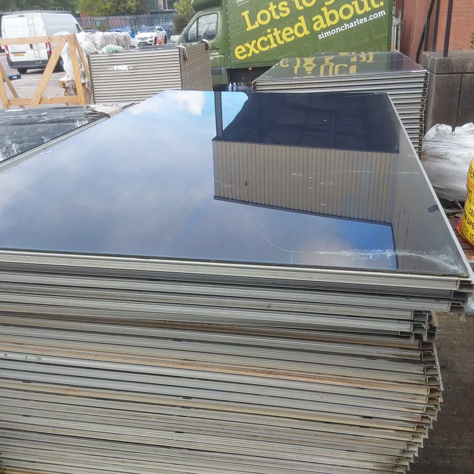 PALLET CONTAINING A LARGE QUANTITY OF UNTESTED SOLAR PANELS 