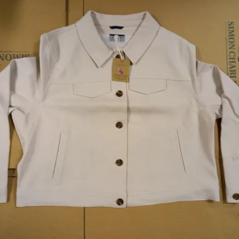LOT OF 9 JOULES CORA JERSEY CROPPED JACKETS - SIZE UK 20 (RRP £69.95 PER JACKET)