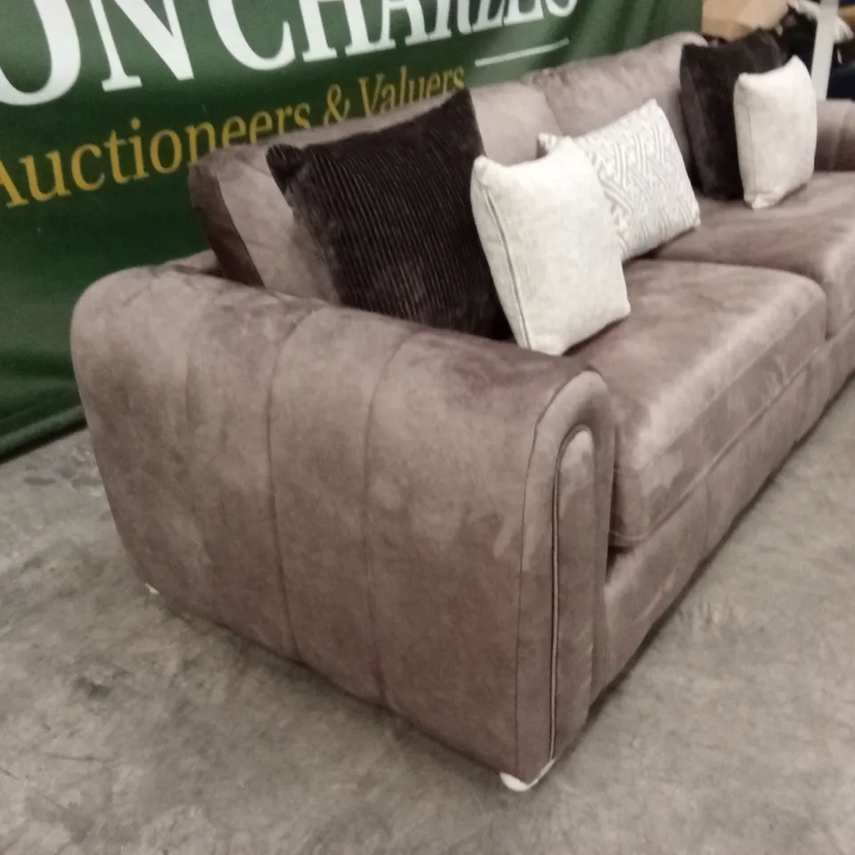 AMARA 4 SEATER SOFA - CHOCOLATE RRP £1349