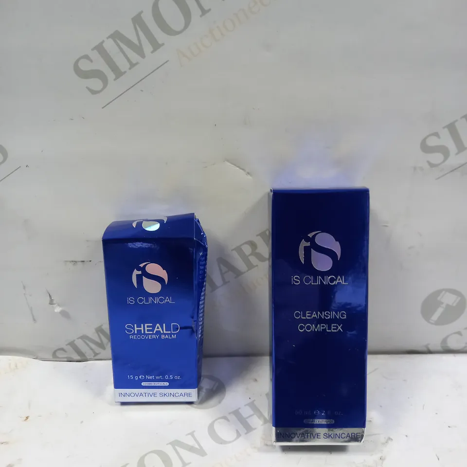 2 X IS CLINICAL PRODUCTS, INCLUDES CLEANSING COMPLEX AND BALM 