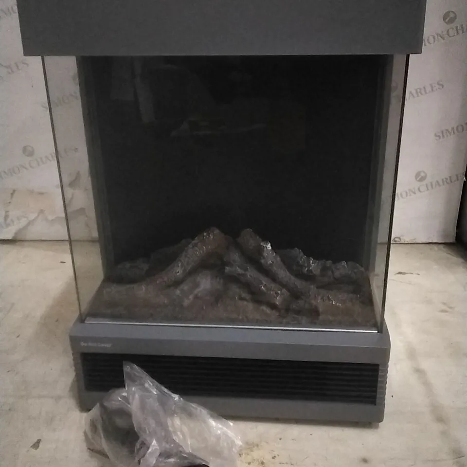 BOXED WARMLITE 1.3KW PERTH PANORAMIC LOG EFFECT STOVE FIRE 