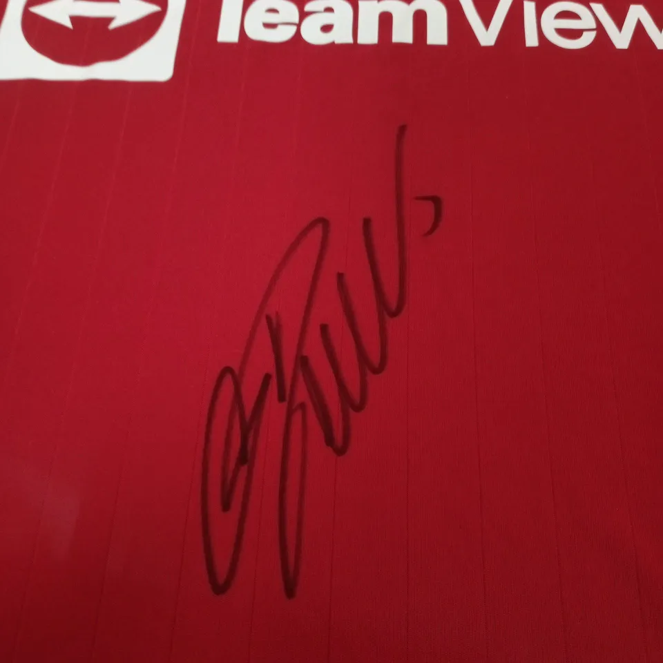 ADIDAS MANCHESTER UNITED FC SHIRT– SIGNED BY CRISTIANO RONALDO - SIZE XL