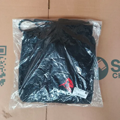 BAGGED XPLOSIVE APE ORIGINAL LOGO V2 JOGGERS IN BLACK SIZE SMALL