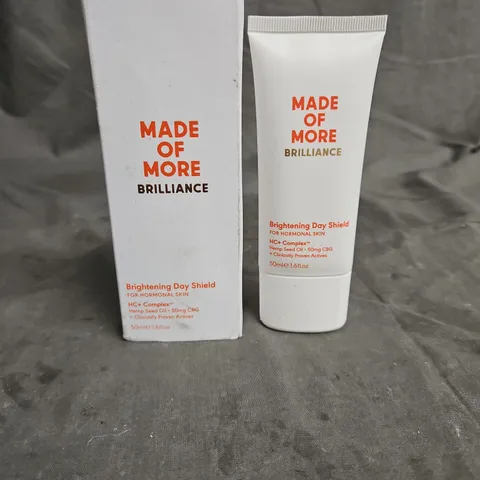 BOXED MADE OF MORE BRILLIANCE BRIGHTENING DAY SHEILD 50ML