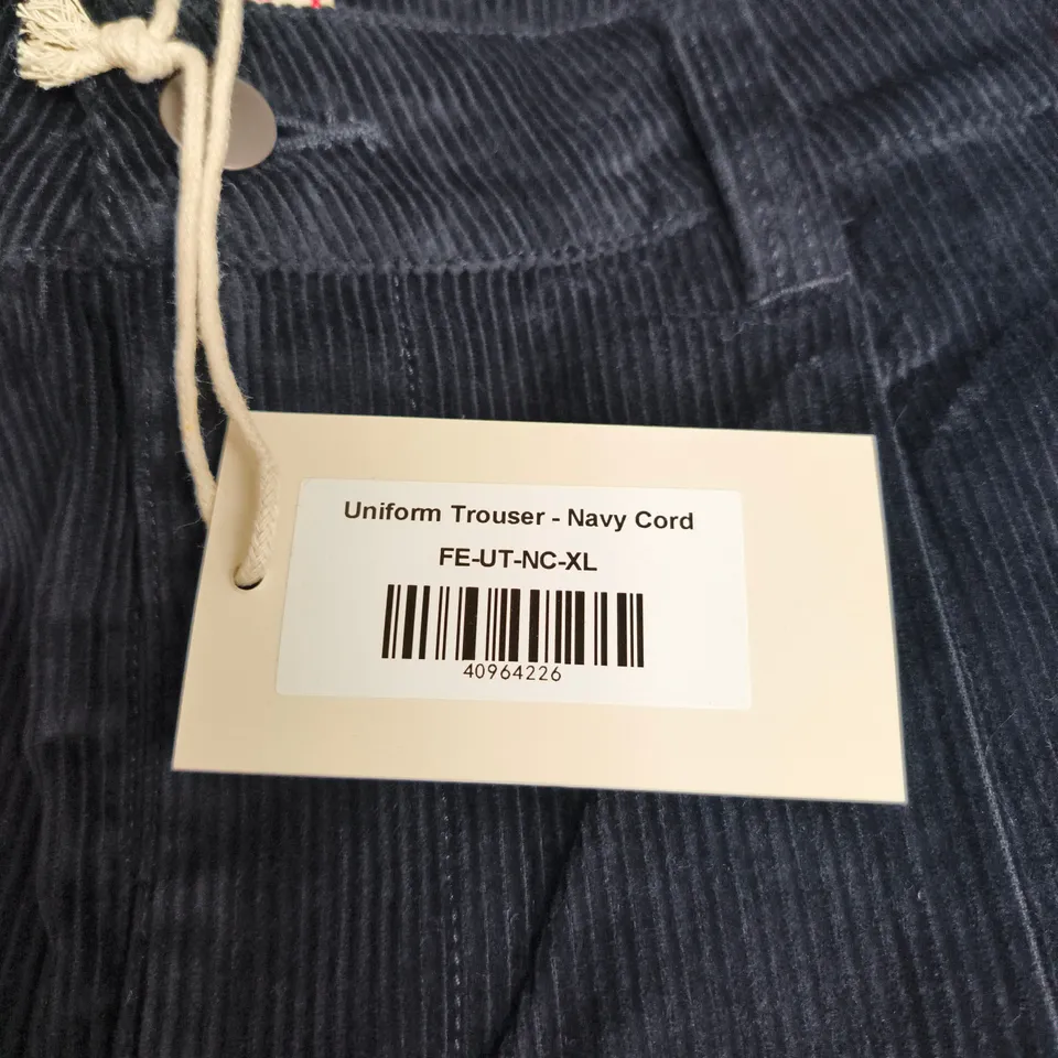 FERA WORKWEAR UNIFORM TROUSER - NAVY CORD, XL