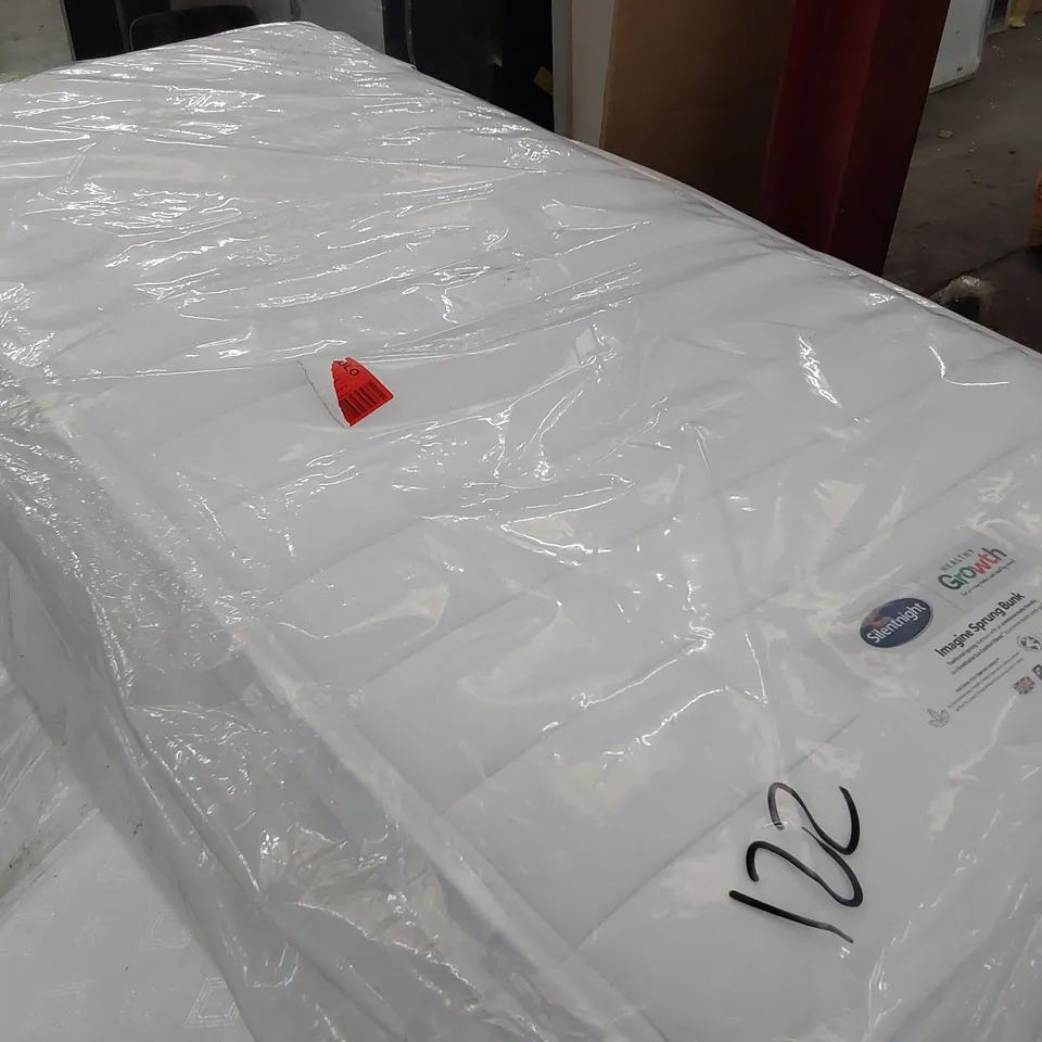 QUALITY BAGGED SILENTNIGHT IMAGINE SPRUNG 3' SINGLE BUNK BED MATTRESS 