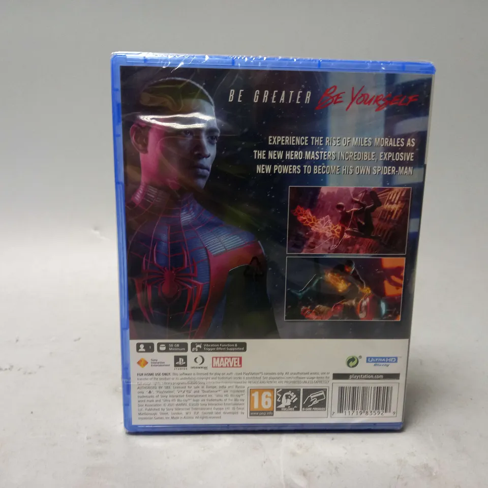 SEALED SPIDERMAN MILES MORALES (PS5)