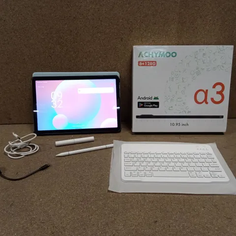 BOXED ACHYMOO A3 TABLET 10.95 INCH  6GB+128GB, ANDROID