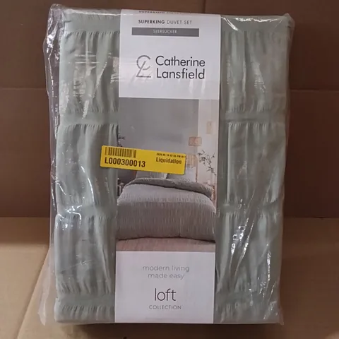 BAGGED CATHERINE LANSFIELD SUPERKING DUVET SET