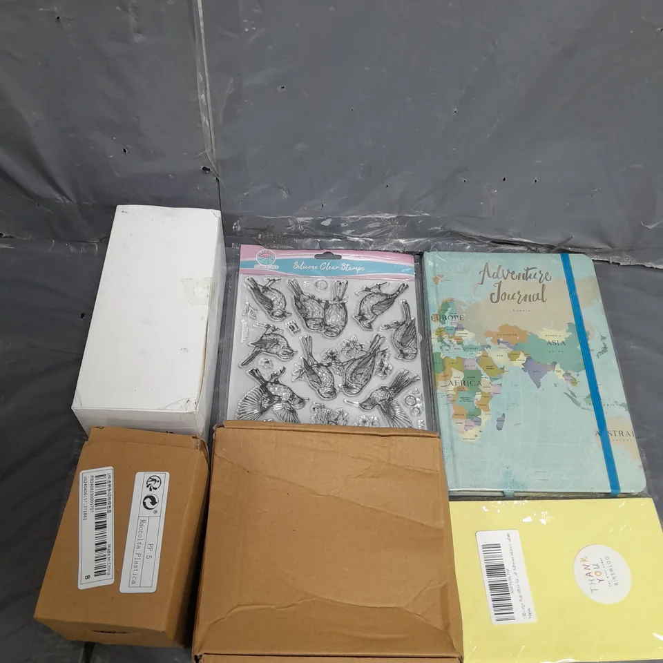 APPROXIMATELY 10 ASSORTED HOUSEHOLD ITEMS TOO INCLUDE NOTEBOOKS , STICKERS , OFFICE LABELS , ETC