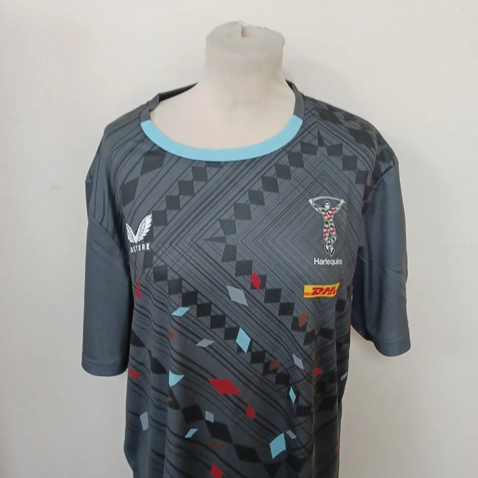 HARLEQUINS RUGBY JERSEY SIZE XL