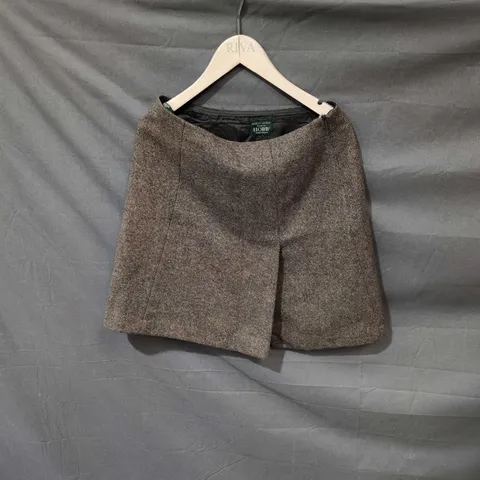 HOBBS BROWN TWEED MINI SKIRT – WOMEN'S SIZE UNSPECIFIED .