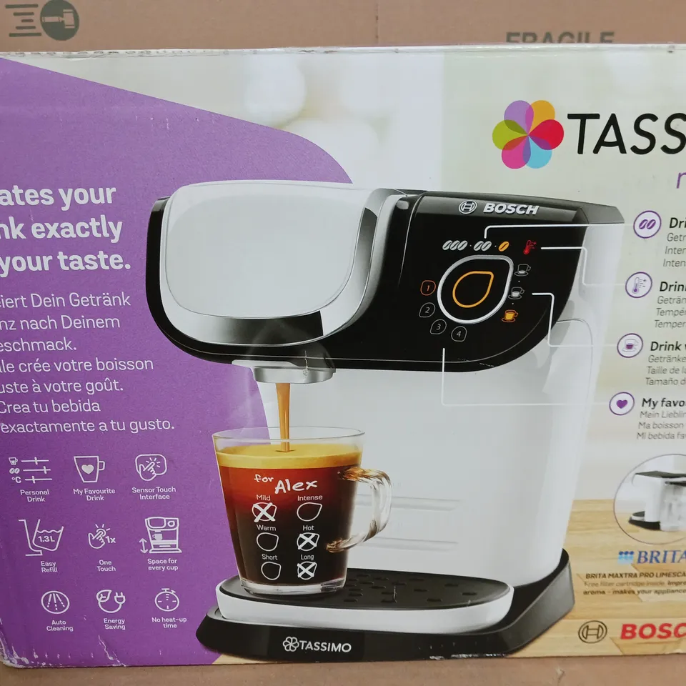 BOSCH TASSIMO TAS6504 MY WAY POD COFFEE MACHINE RRP £99