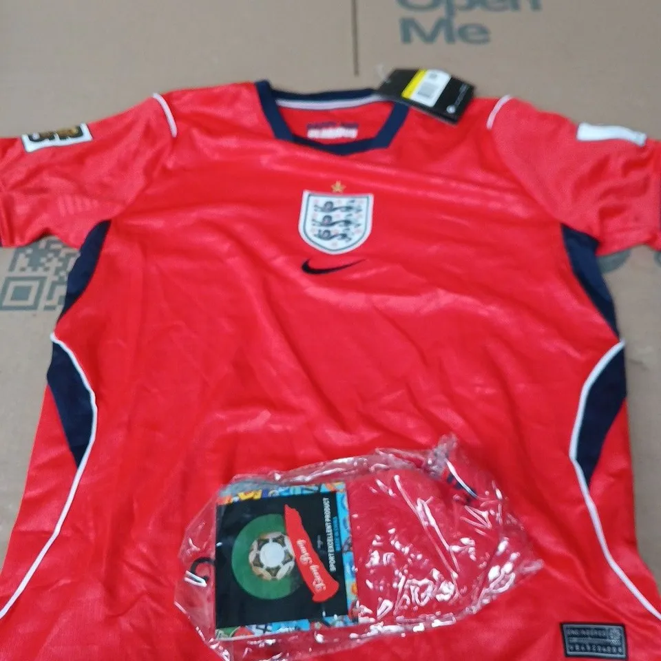 CHILDRENS ENGLAND MENS TEAM JERSEY & SOCKS SET - CHILDRENS 28