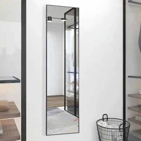 BOXED MODERN SLIM FRAME FULL LENGTH DRESSING MIRROR 