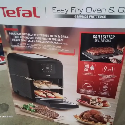 BOXED TEFAL EASY FRY OVEN & GRILL 9 IN 1