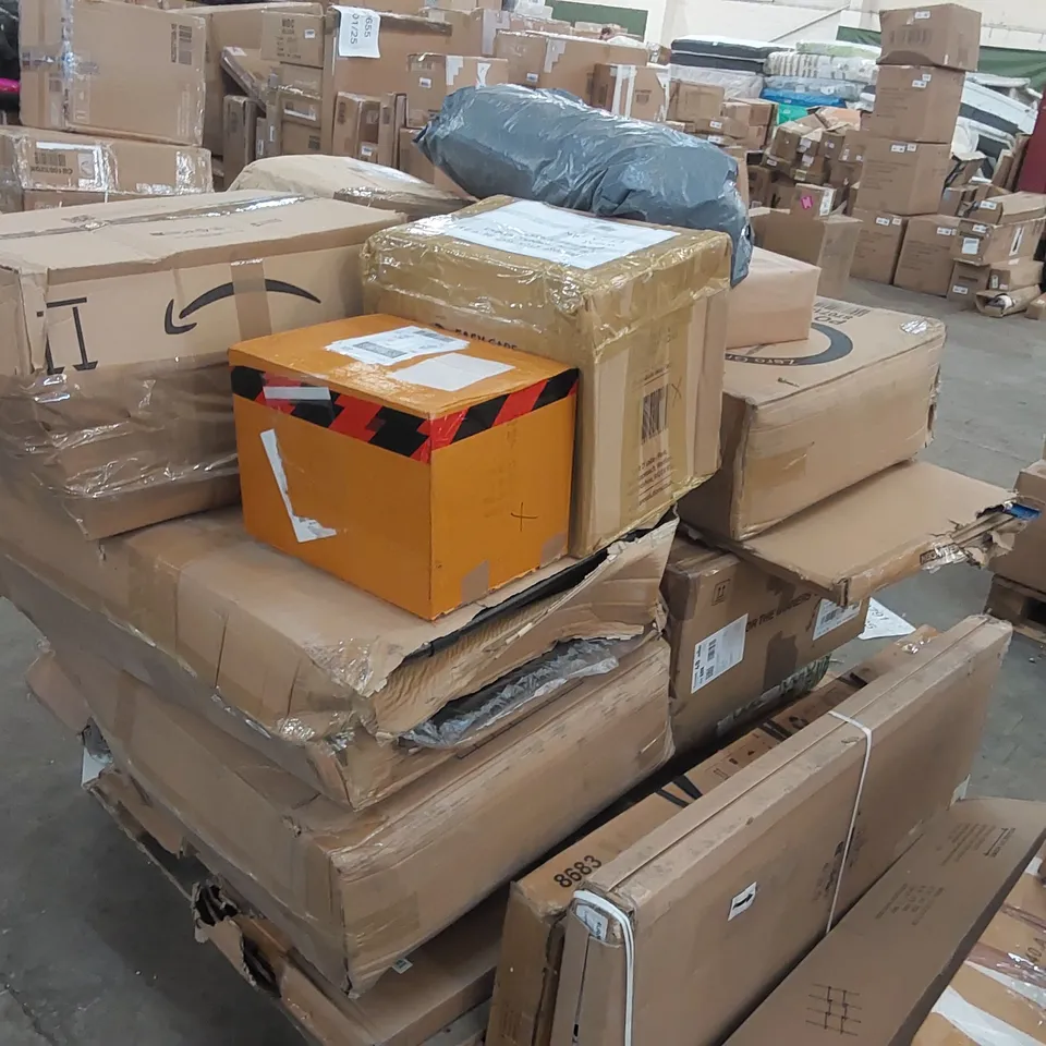 PALLET OF ASSORTED CONSUMER PRODUCTS/FURNITURE PARTS 