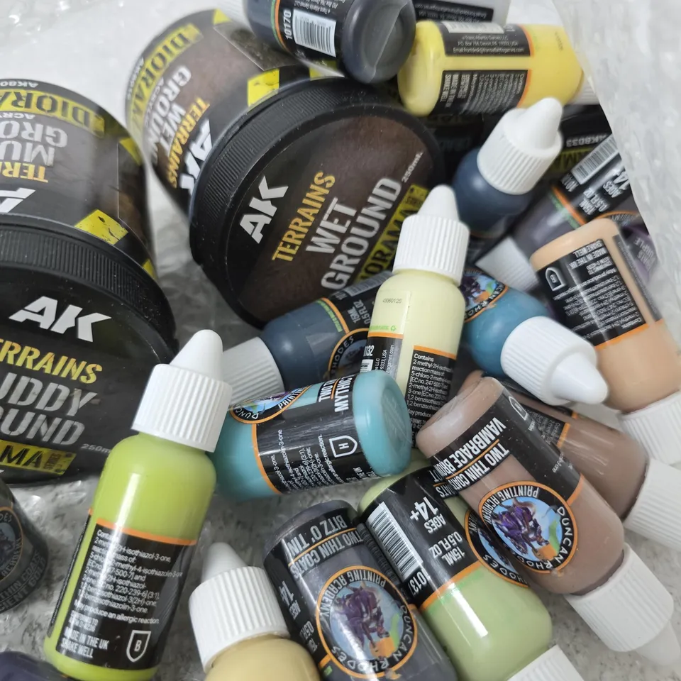 AK INTERACTIVE TERRAINS PAINT SET – ASSORTED ACRYLICS FOR MODELLING