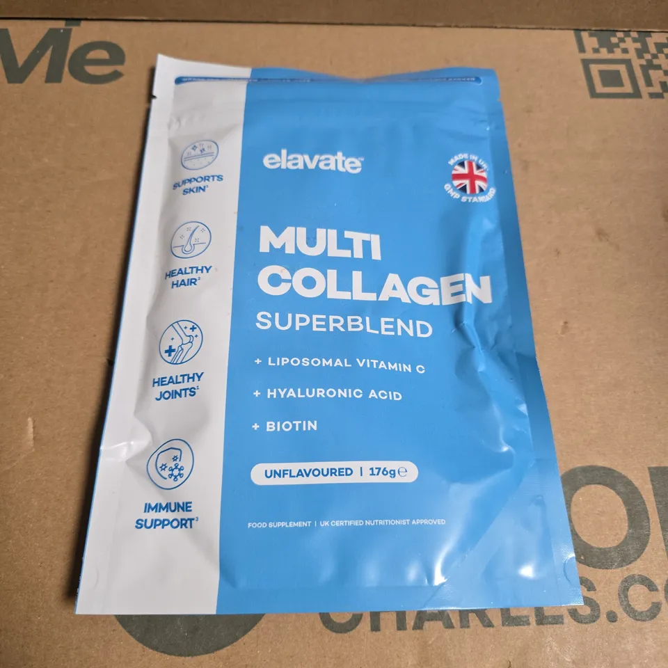 ELAVATE MULTI COLLAGEN SUPERBLEND - UNFLAVOURED - 176G 