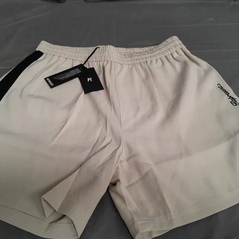 REPRESENT TRACK SHORTS IN TAN - LARGE