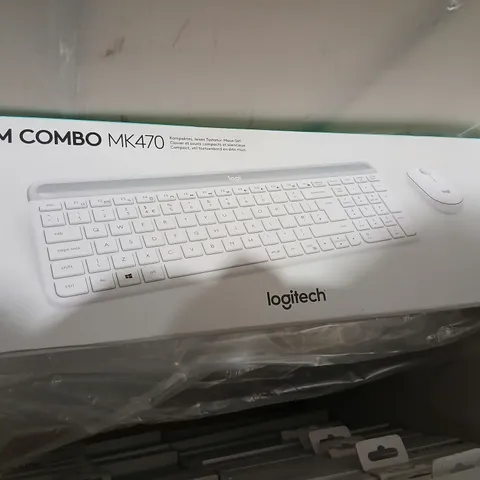 APPROXIMATELY 15 LOGITECH SLIM COMBO MK470 KEYBOARD & MOUSE SET – BOXED