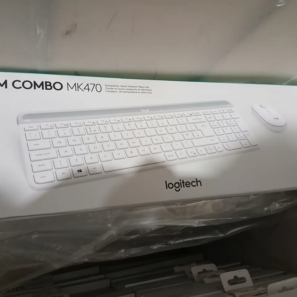 APPROXIMATELY 15 LOGITECH SLIM COMBO MK470 KEYBOARD & MOUSE SET – BOXED