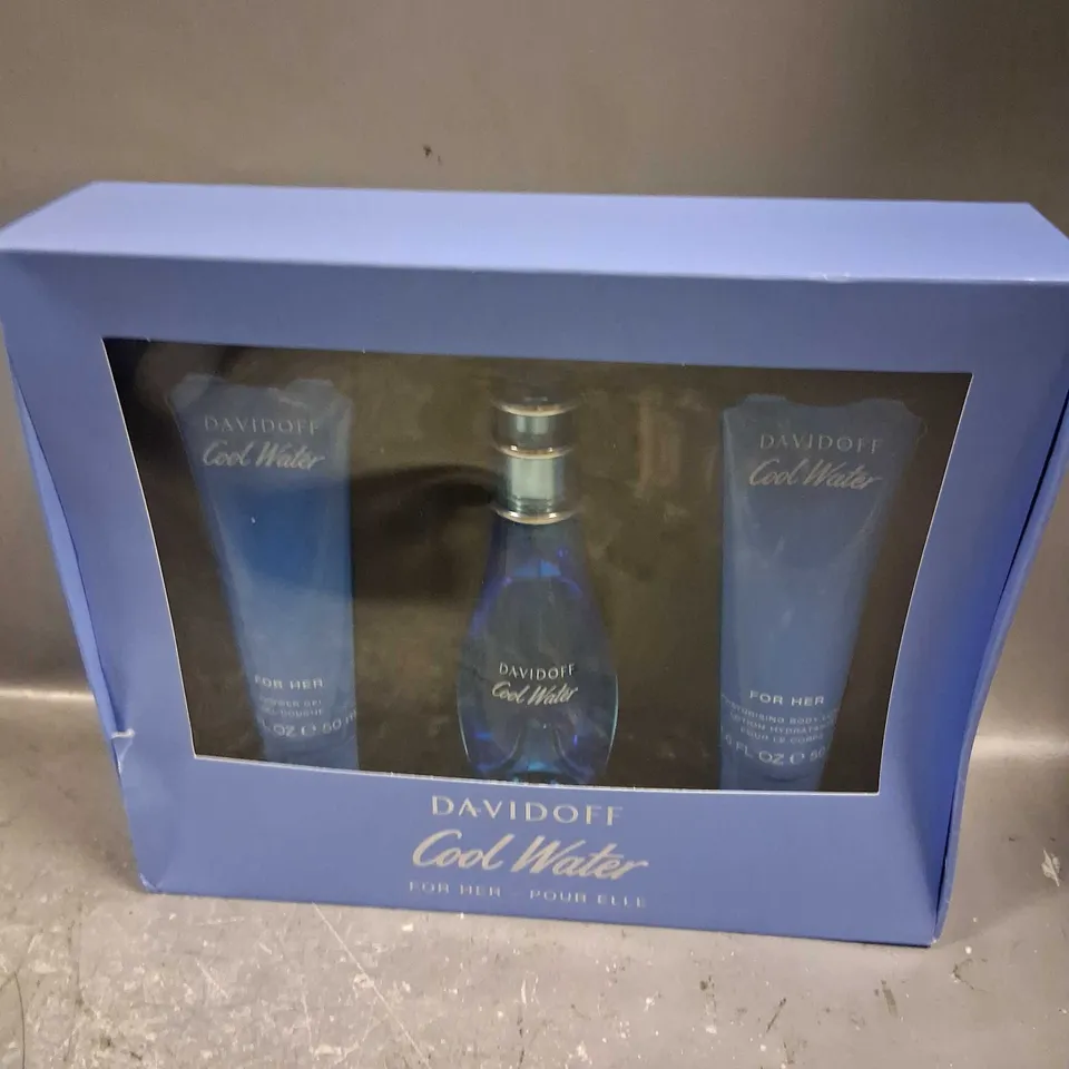 BOXED DAVIDOFF COOL WATER GIFT SET