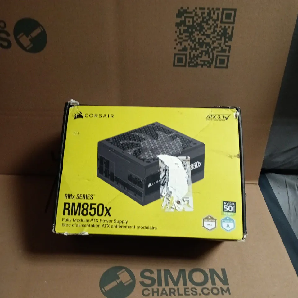 CORSAIR RM850X 850W FULLY MODULAR ATX POWER SUPPLY – BOXED