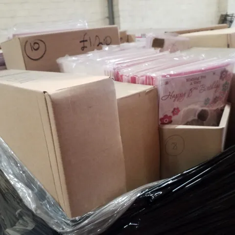 PALLET CONTAINING ASSORTED GREETINGS CARDS