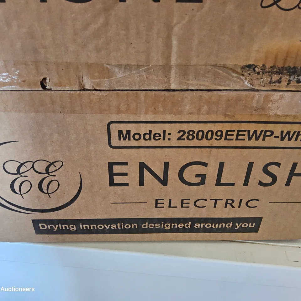 BOXED ENGLISH ELECTRIC SPIN DRYER Model 28009EEWP WHITE
