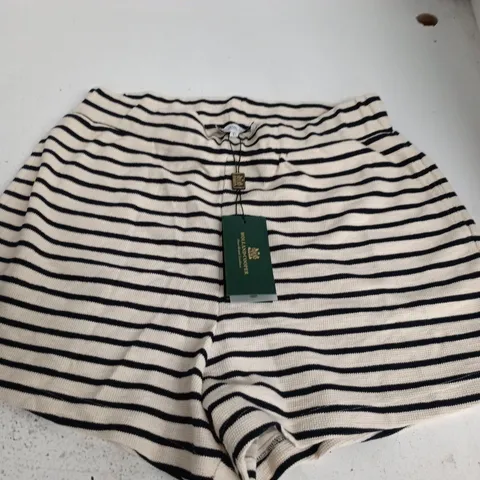 HOLLAND COOPER PORTOFINO CO-ORD SKIRTIN NATURAL/INK NAVY - LARGE