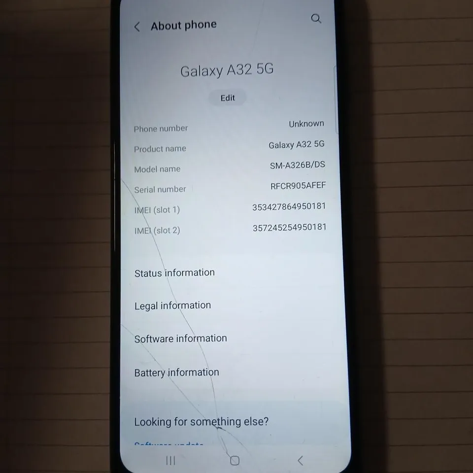SAMSUNG GALAXY A32 5G SMARTPHONE – BLACK