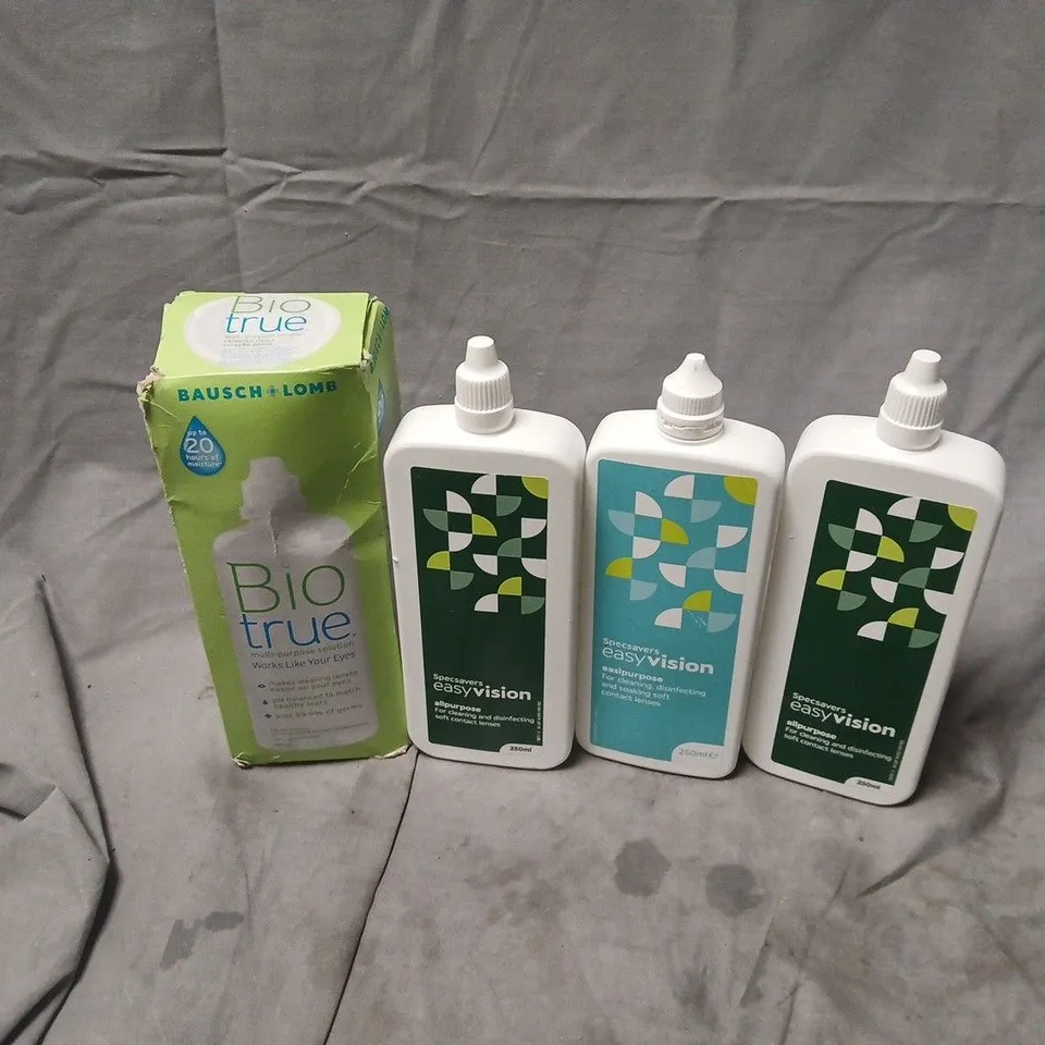 APPROXIMATELY 20 ASSORTED EYECARE & HEALTHCARE PRODUCTS TO INCLUDE SPECSAVERS ALLPURPOSE, BIOTRUE, ETC - COLLECTION ONLY