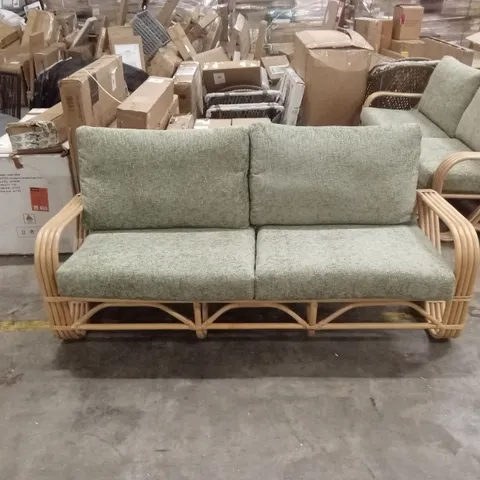 DESSER PRETZEL RATTAN 3 SEATER SOFA