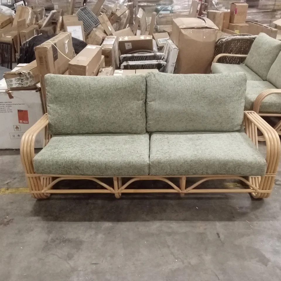 DESSER PRETZEL RATTAN 3 SEATER SOFA RRP £999