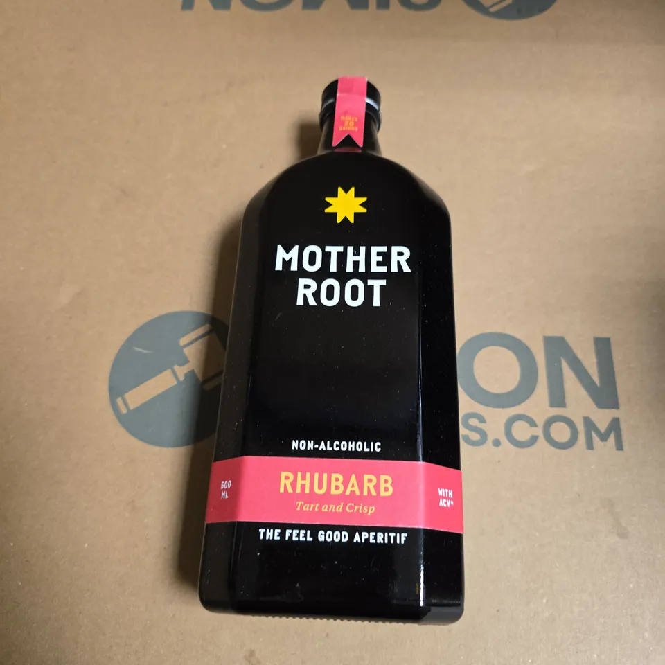 MOTHER ROOT RHUBARB NON-ALCOHOLIC APERITIF, 500 ML