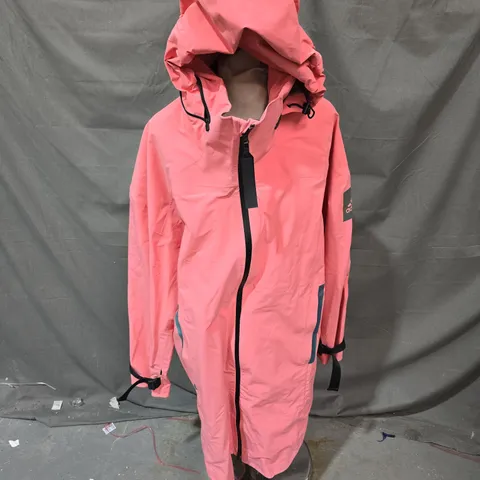 ADIDAS RAIN.RDY PINK HOODED JACKET – WOMEN'S XL