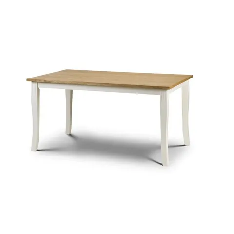 BOXED CONKLIN SOLID WOOD BASE DINING TABLE 