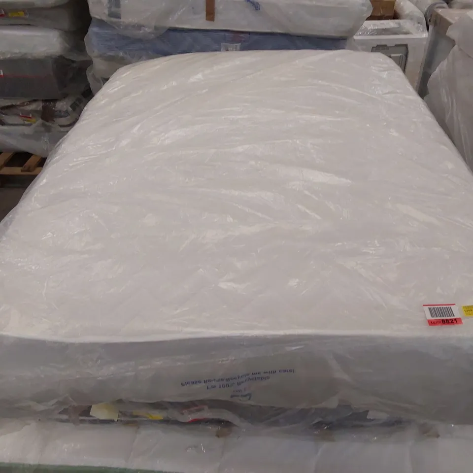 QUALITY BAGGED 4'6" DOUBLE SERENITY HYBRID COIL AND MEMORY FOAM MATTRESS