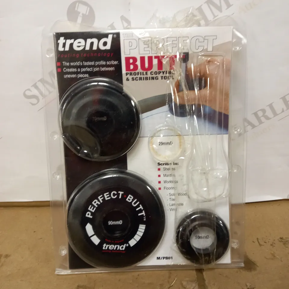 TREND ROUTING TECHNOLOGY PERFECT BUTT PROFILE COPYING & SCRIBING TOOL 29MMN