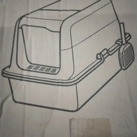 BOXED TIEKER CAT LITTER BOX 