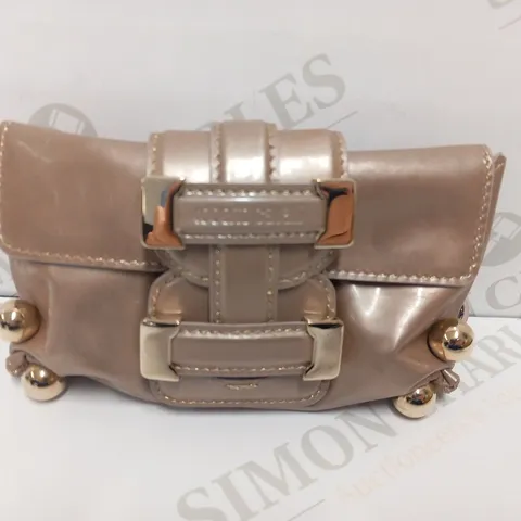 ROBERTO CAVALLI BRONZE CLUTCH