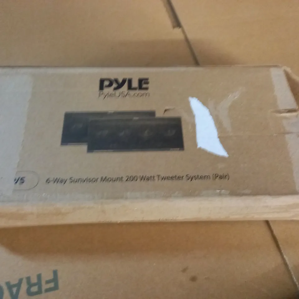 PYLE 6-WAY SUNVISOR MOUNT 200W TWEETER SYSTEM PAIR