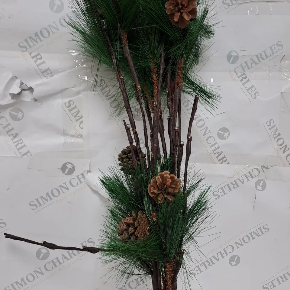 BOXED HOME REFLECTIONS PRE-LIT PINE BRANCH 