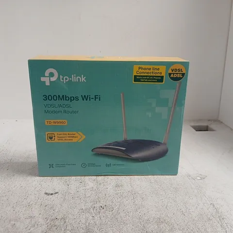 TP-LINK 300MBPS WI-FI VDSL/ADSL MODEM ROUTER TD-W9960 – BOXED