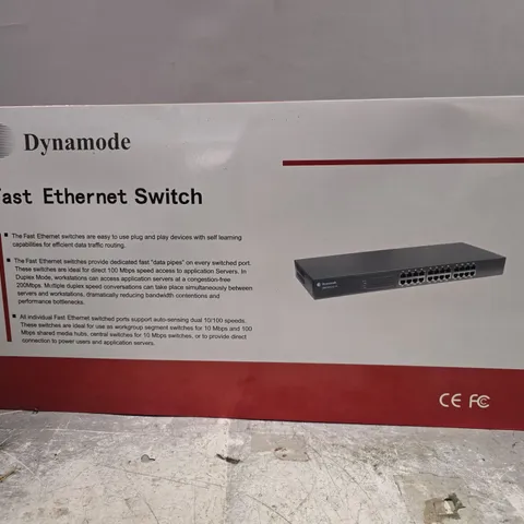 BOXED DYNAMODE FAST ETHERNET SWITCH